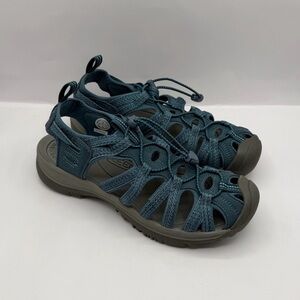 Keen Women's Whisper Sandals Water Shoes Smoke Blue - US 9